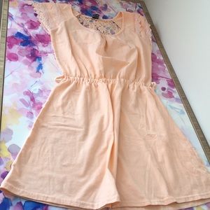 Peach Mini Dress
